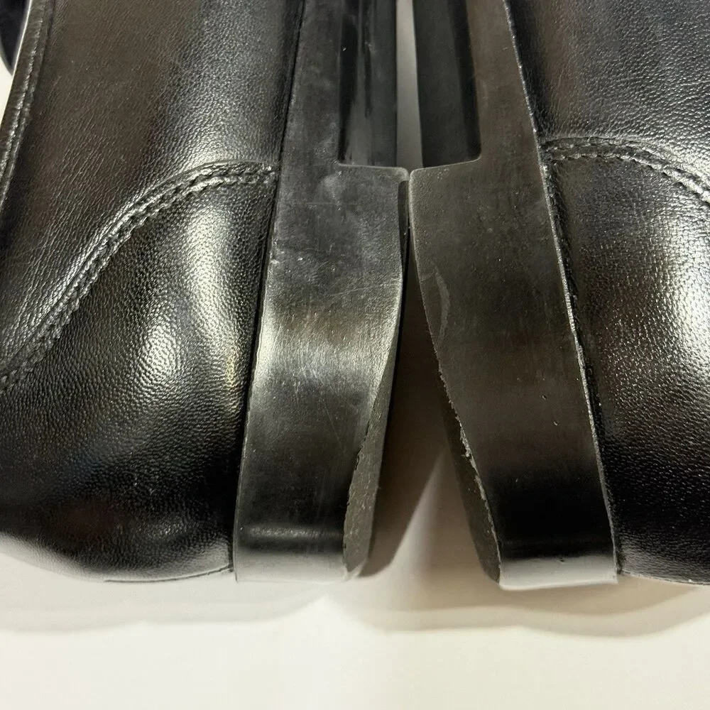 Bostonian Men's Prescott Slip-on Black Leather Loafers size 10 D